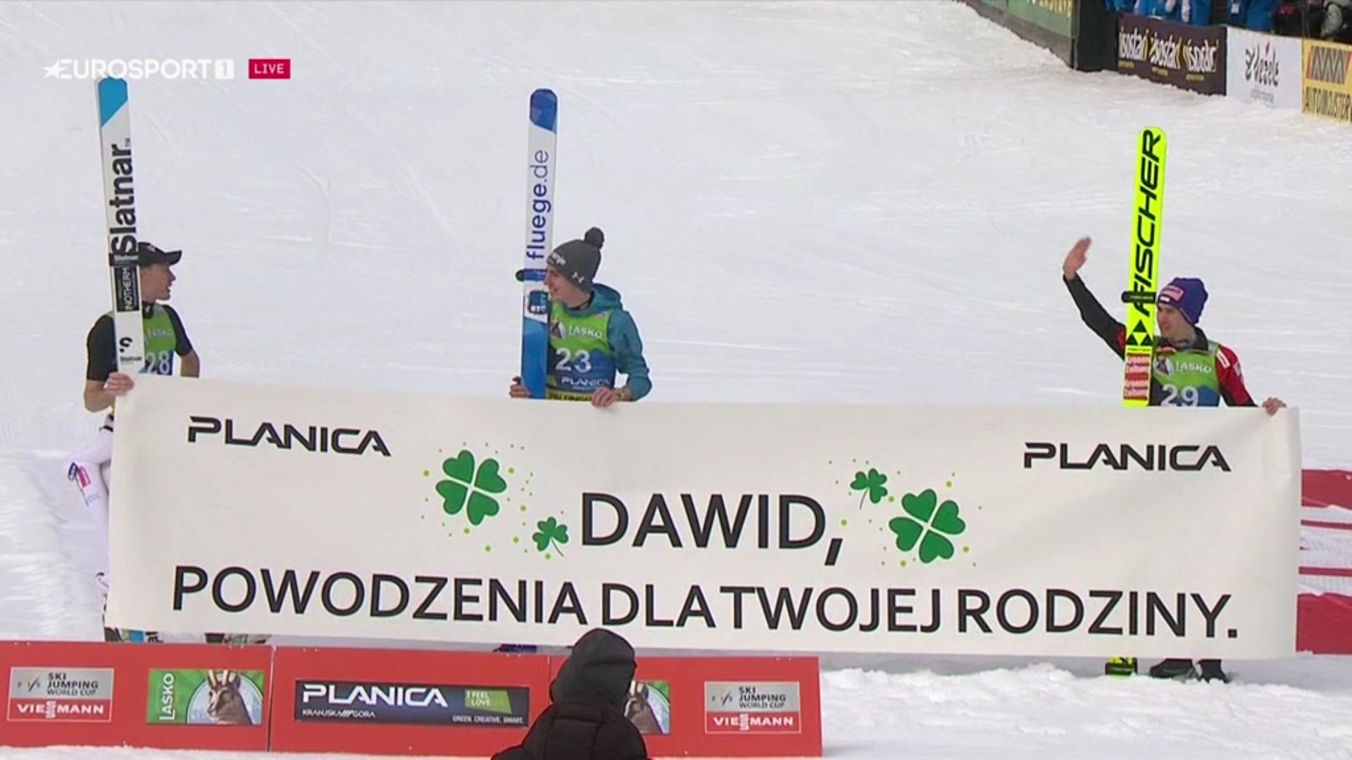 Wzruszające obrazki na zakończenie Pucharu Świata. Piękny gest w stronę rodziny Dawida Kubackiego
