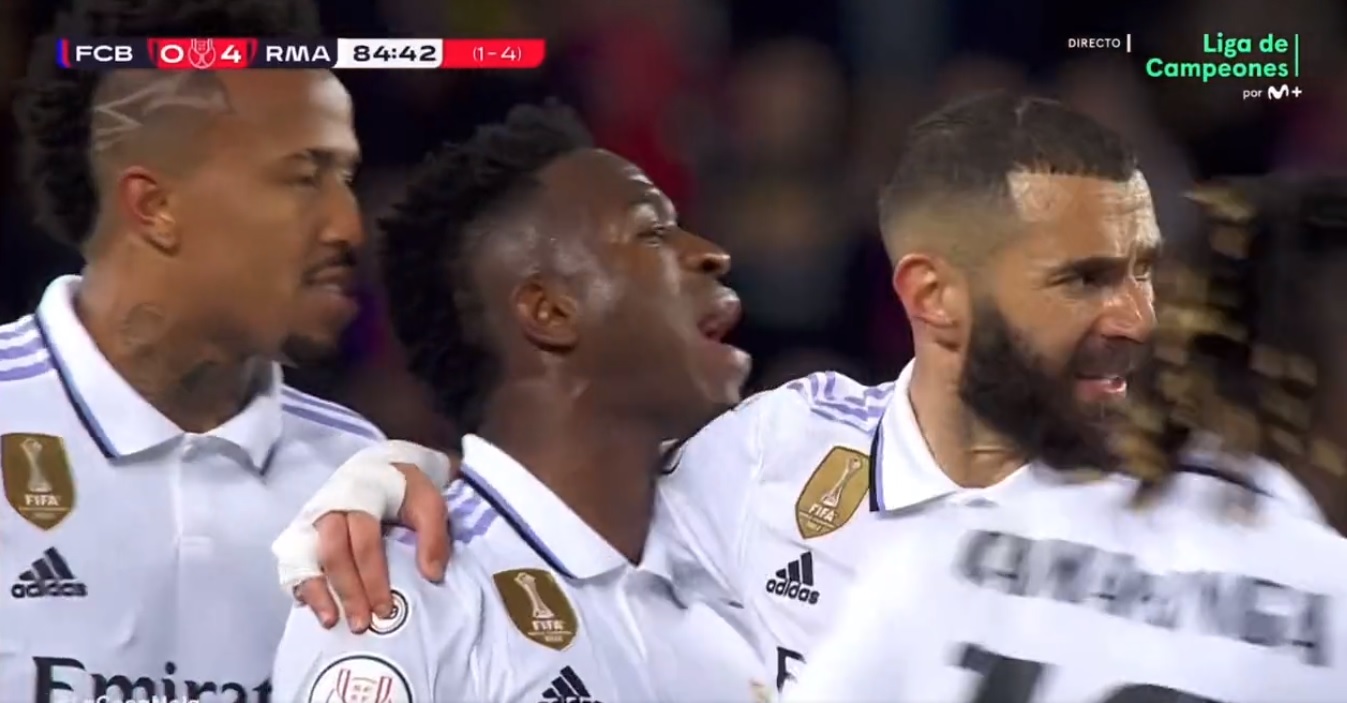 "Zamknij się, jesteś fatalny". Vinicius odpyskował piłkarzowi FC Barcelony [WIDEO]