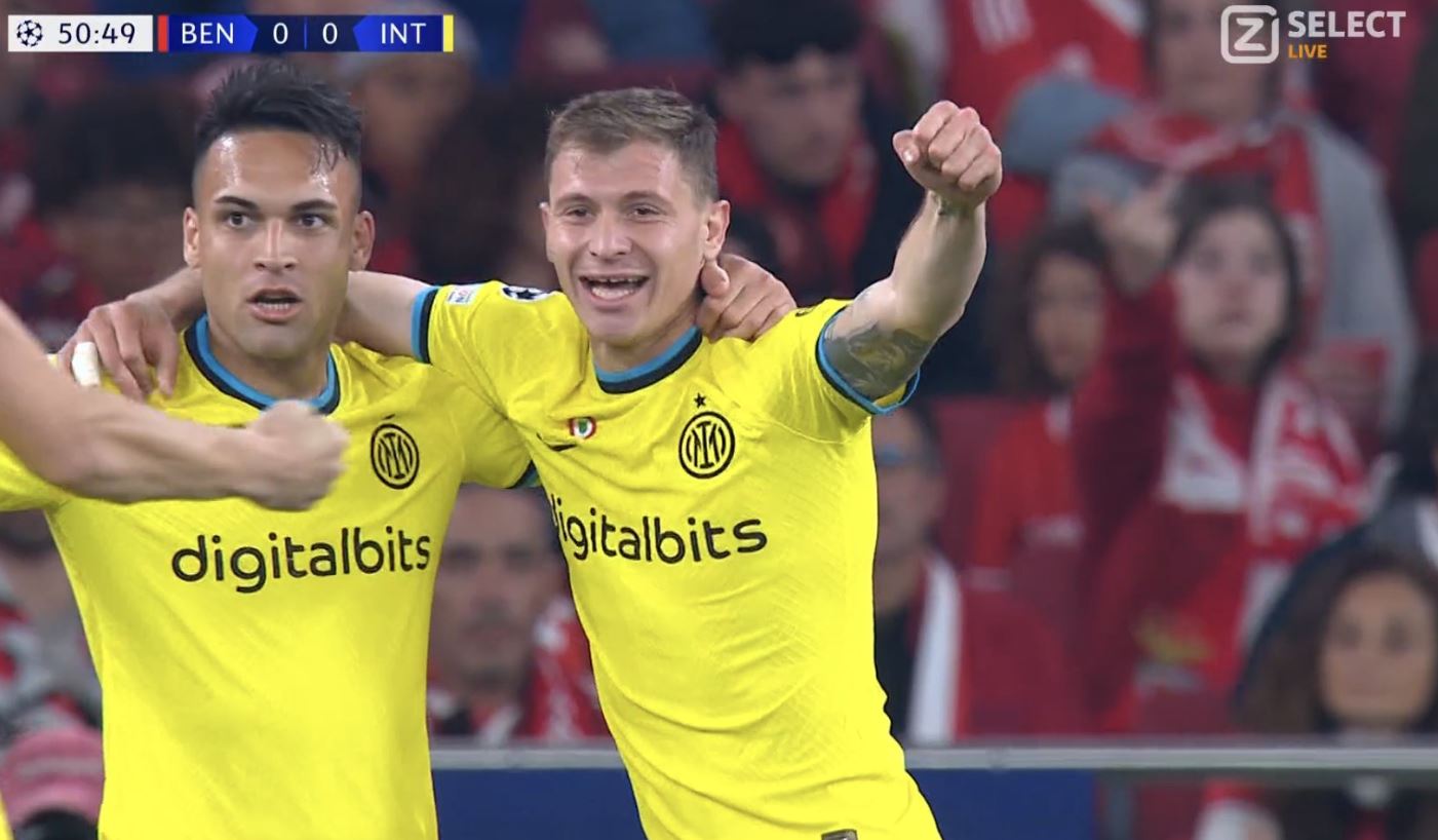 Inter Mediolan zatrzymał Benficę Lizbona! Niespodziewane zwycięstwo "Nerazzurich" z rewelacją LM! [WIDEO]