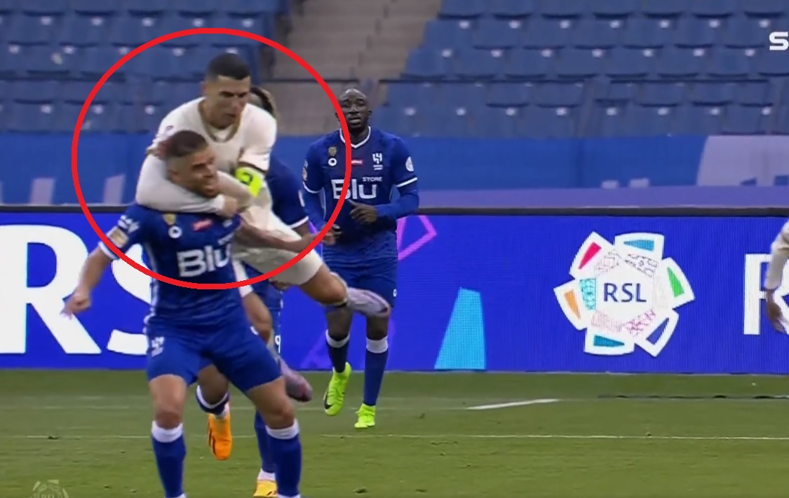 Cristiano Ronaldo dusił rywala. Szokujący faul słynnego Portugalczyka [WIDEO]