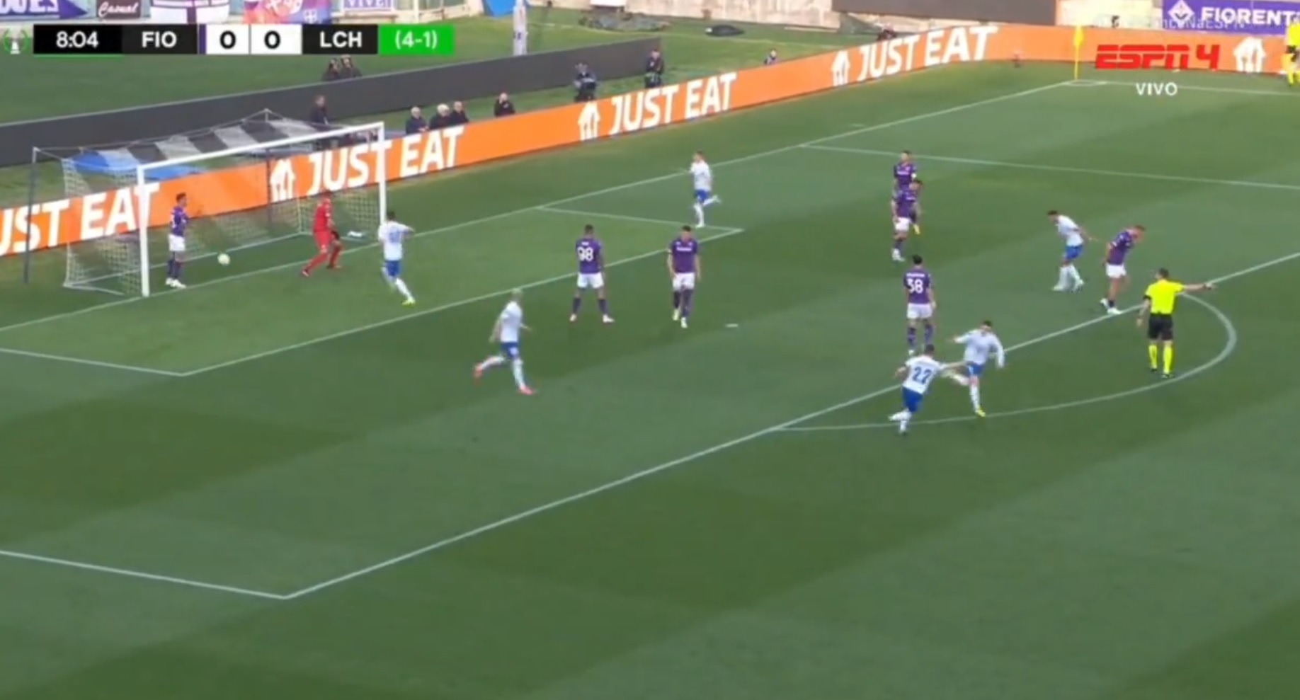 Afonso Sousa przywrócił nadzieję Lechowi Poznań! Szybki gol "Kolejorza" we Florencji [WIDEO]