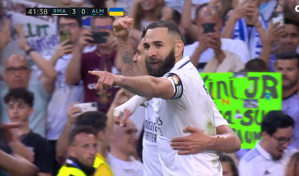 Real wygrywa, Benzema z kolejnym hat-trickiem! Francuz traci już tylko jednego gola do Lewandowskiego [WIDEO]