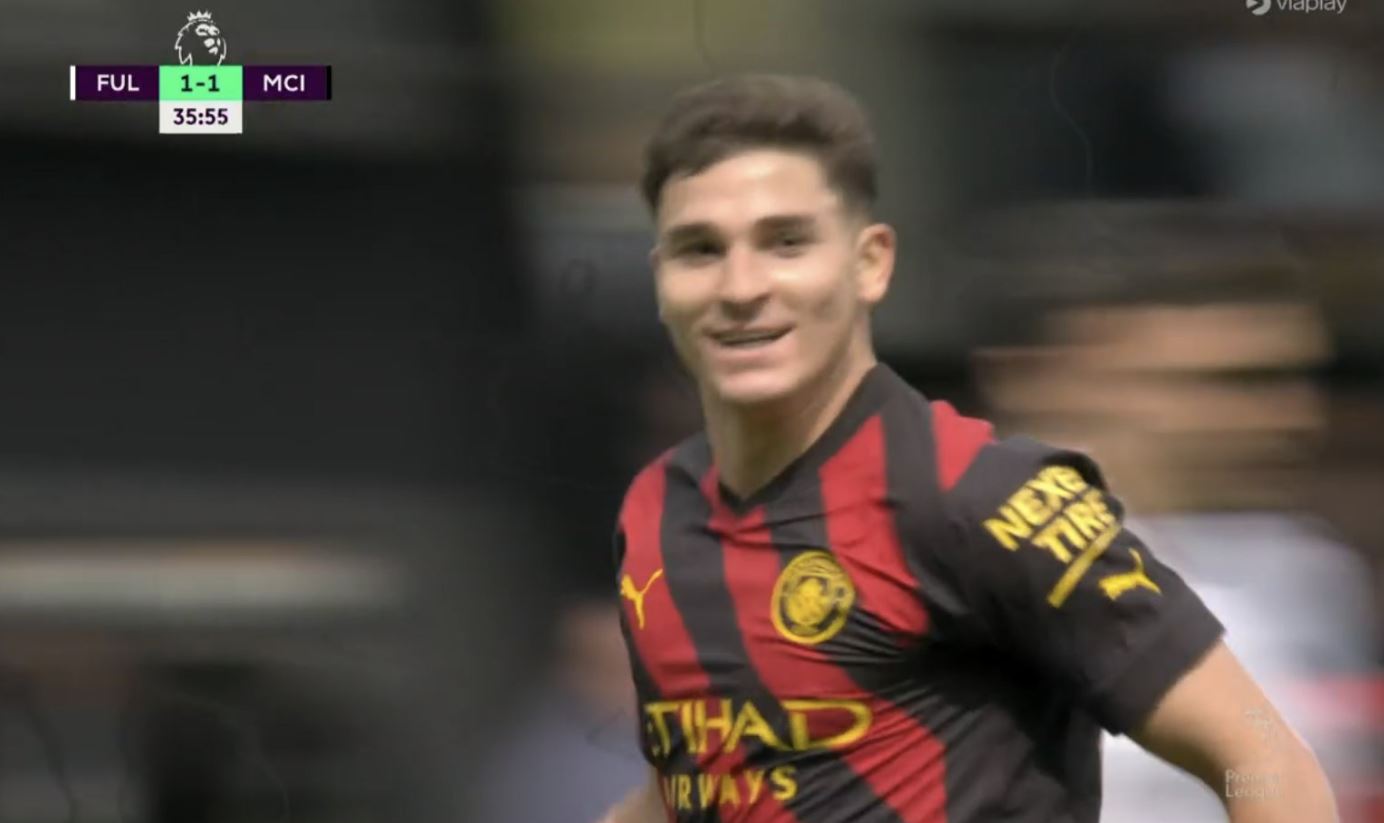 Manchester City nowym liderem Premier League! Piękny gol Alvareza dał wygraną nad Fulham [WIDEO]