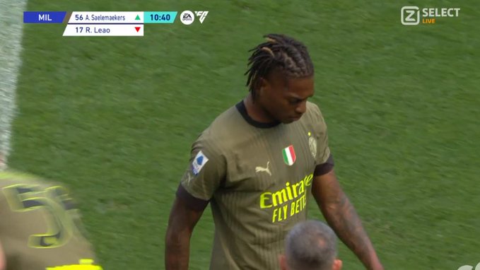 Spektakularny gol Theo Hernandeza, kontuzja Rafaela Leao! Połowiczny sukces AC Milanu przeciwko Lazio [WIDEO]