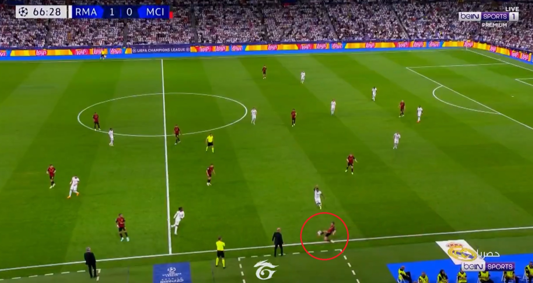 Wielki błąd sędziego w półfinale Ligi Mistrzów?! Gol dla Manchesteru City nie powinien zostać uznany! [WIDEO]
