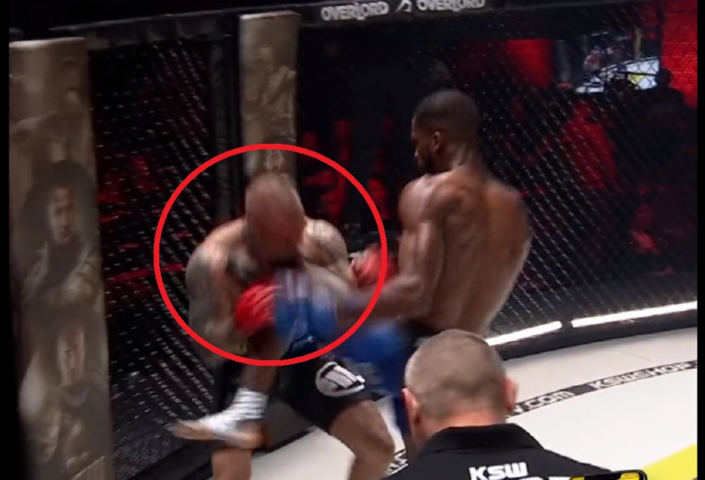 Potężny nokaut na KSW 82. Polak powalony ciosem kolanem [WIDEO]