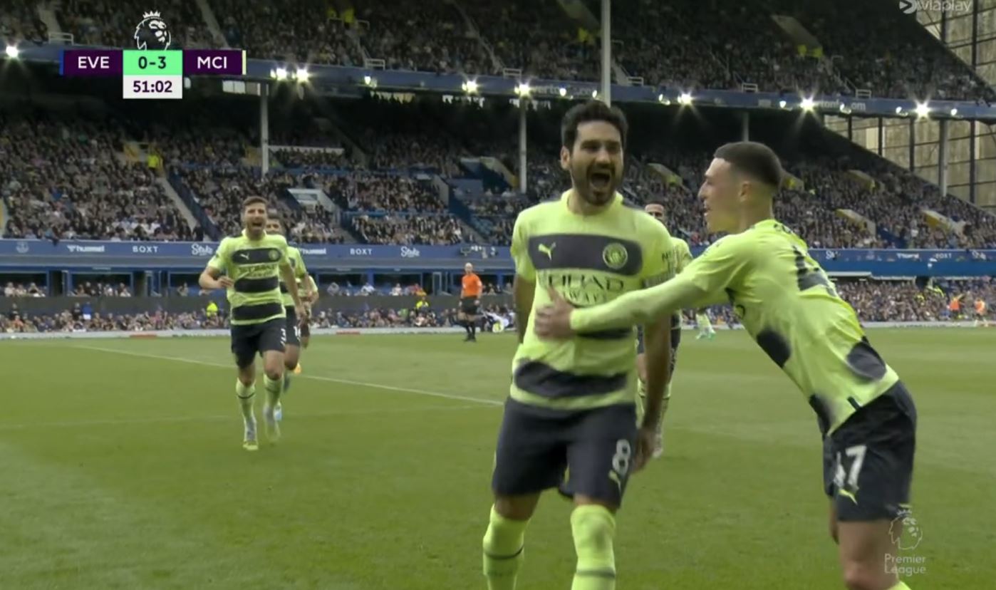Manchester City coraz bliżej mistrzostwa Anglii! Piękne gole Guendogana w spotkaniu z Evertonem [WIDEO]