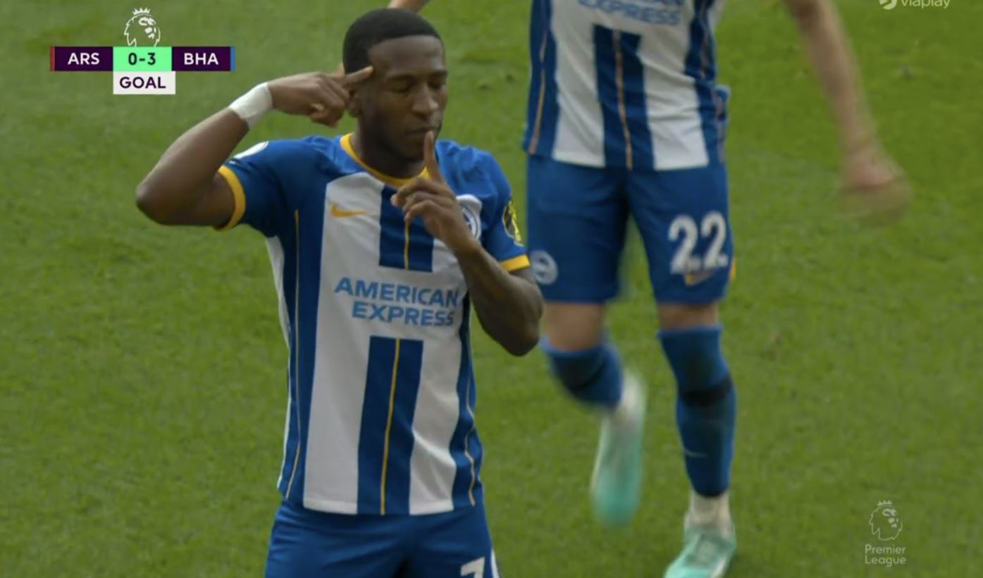 Koniec marzeń Arsenalu! "Kanonierzy" przegrali z Brighton i praktycznie stracili szanse na tytuł! [WIDEO]