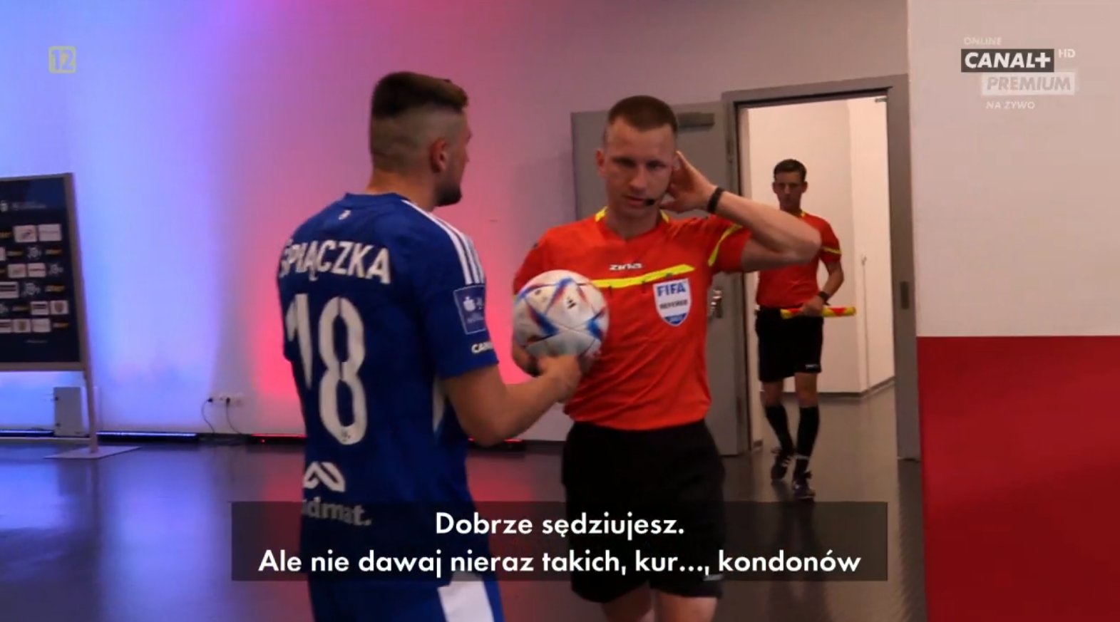 "Dla mnie słaby jesteś dzisiaj. Słaby". Piłkarze Wisły Płock kpili i pouczali sędziego Frankowskiego [WIDEO]