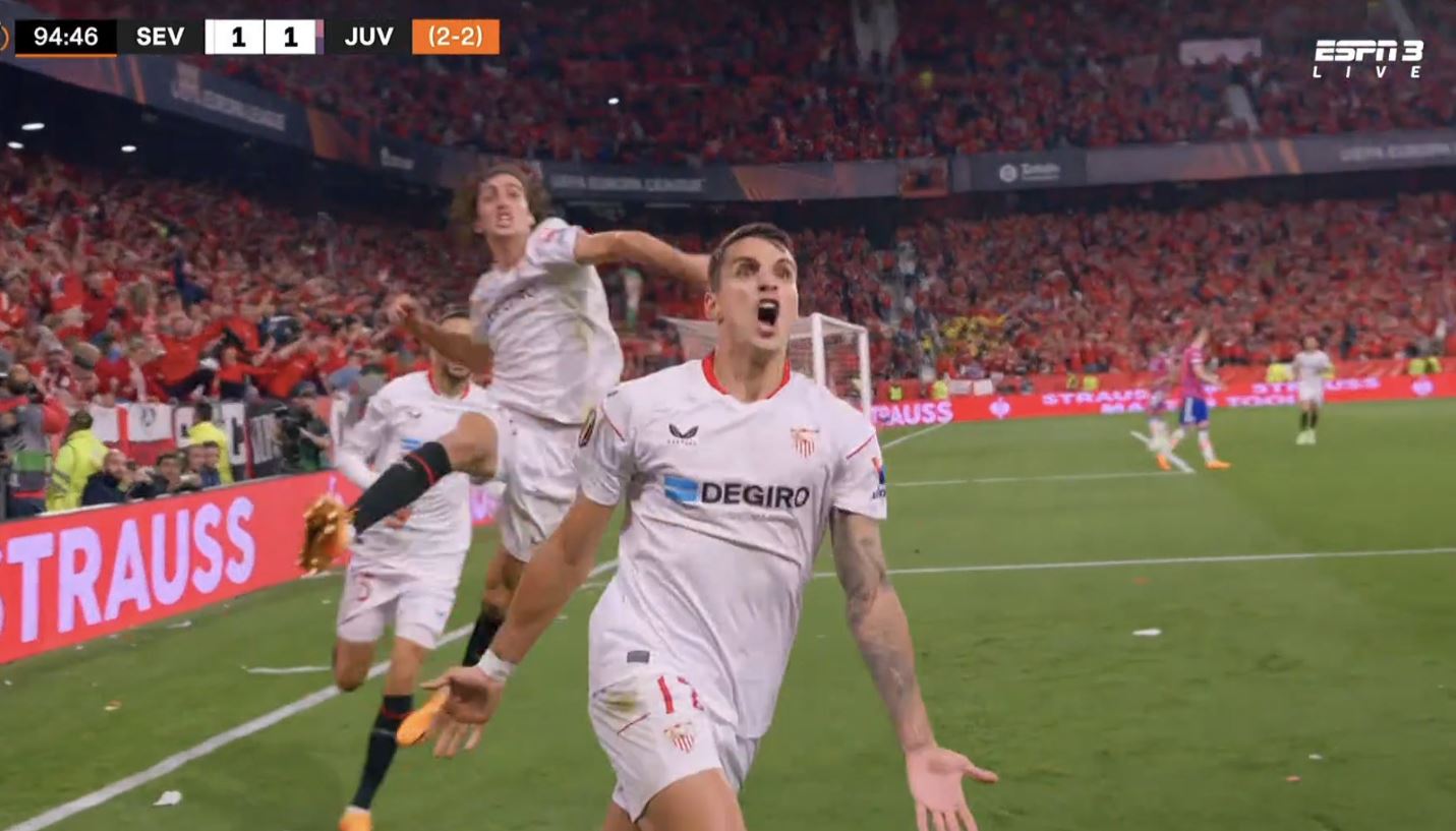 Wojciech Szczęsny robił, co mógł, ale Juventus odpadł z LE! Triumf Sevilli i awans po dogrywce [WIDEO]