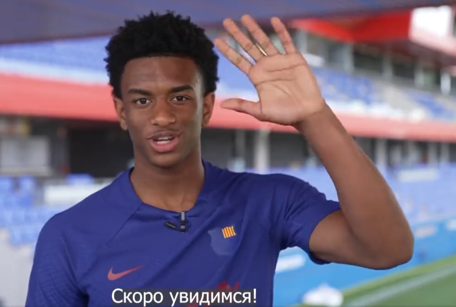 Zadziwiające wideo z udziałem graczy FC Barcelony. Zwrócili się do Rosjan. "Dziękujemy wam" [WIDEO]