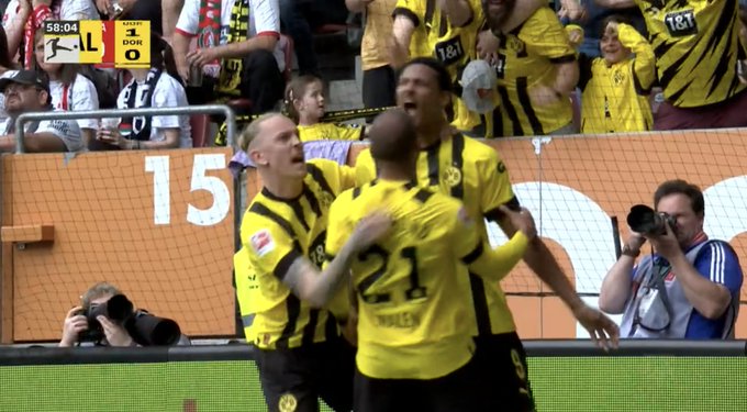 Borussia Dortmund o krok od mistrzostwa Niemiec! Piłkarze BVB wykorzystali wpadkę Bayernu [WIDEO]