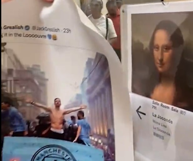 Zdjęcie Jacka Grealisha zawisło w Luwrze. Kibice przyjęli wyzwanie. ''Zadanie wykonane'' [WIDEO]