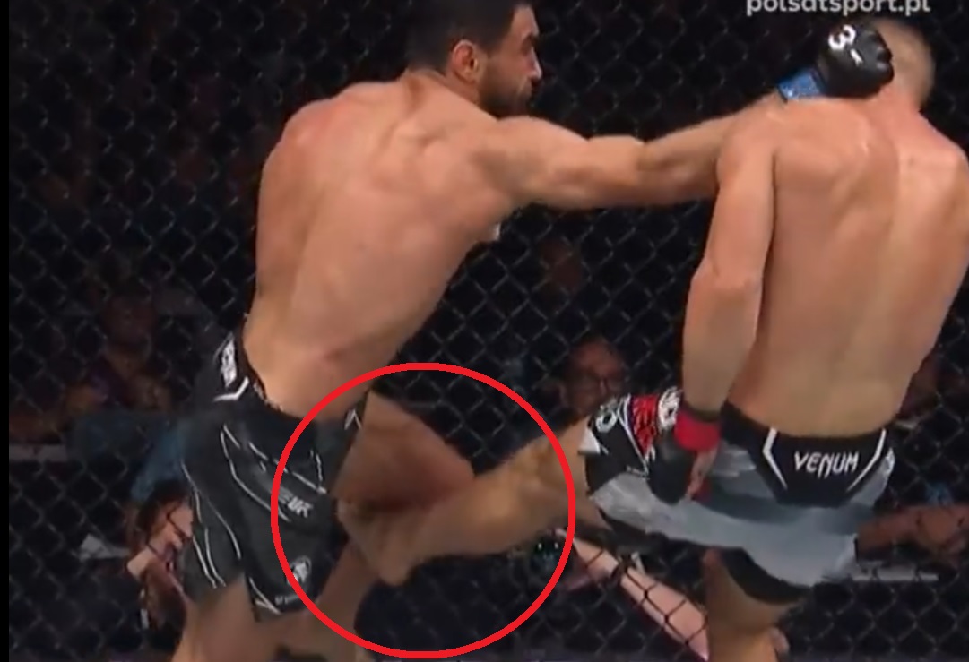 Przełomowa wygrana Polaka w UFC! Noga rywala ledwo wytrzymała to kopnięcie [WIDEO]