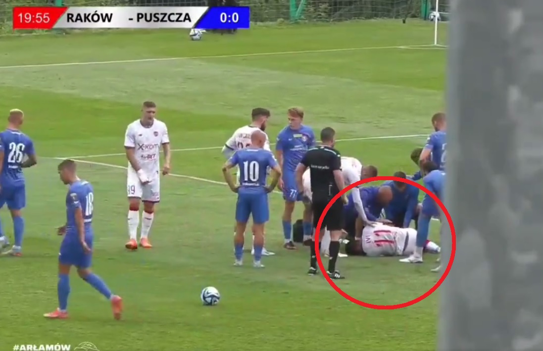 Niepokojące informacje ze sparingu Rakowa. Ivi Lopez krzyczał z bólu [WIDEO]