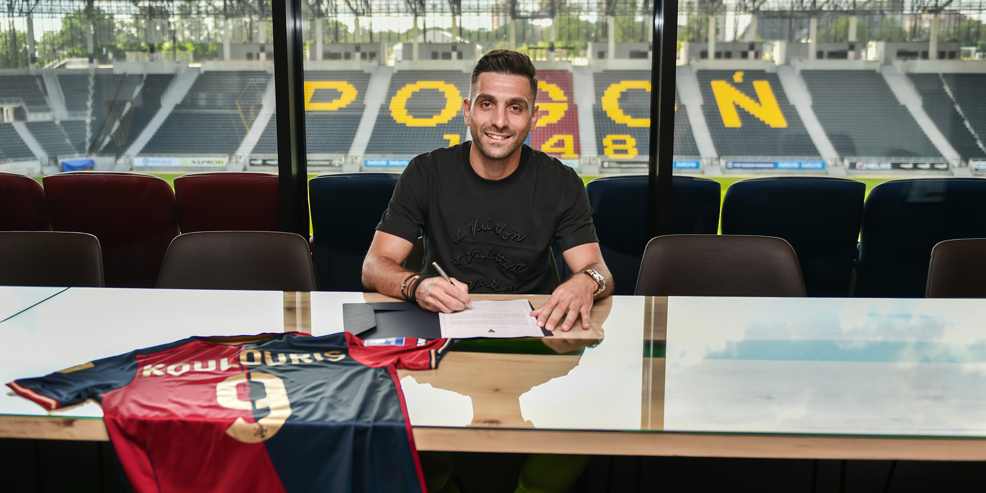 "Mam wielkie oczekiwania". Nowy snajper Pogoni Szczecin pełny nadziei po transferze