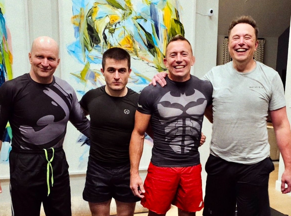 Elon Musk trenuje pod okiem legendy UFC. Przygotowuje się do walki z miliarderem [ZDJĘCIE]