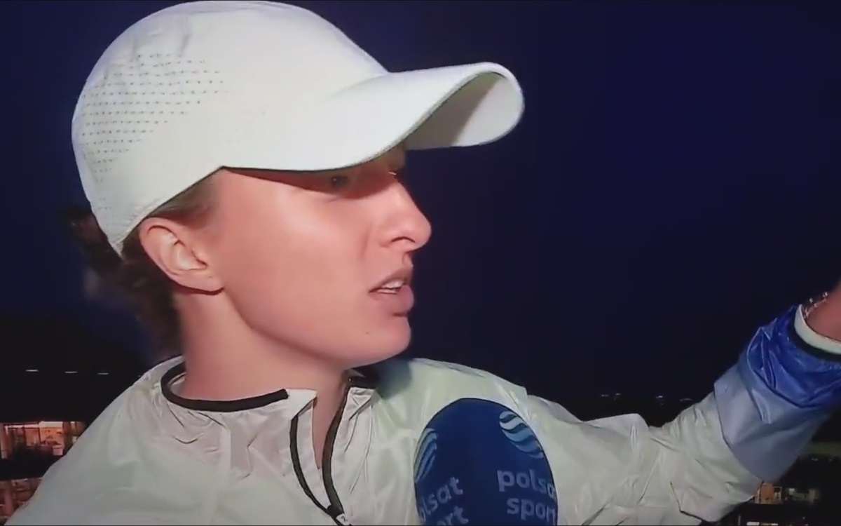 Iga Świątek musiała bronić się przed kradzieżą. Aż przerwała wywiad [WIDEO]