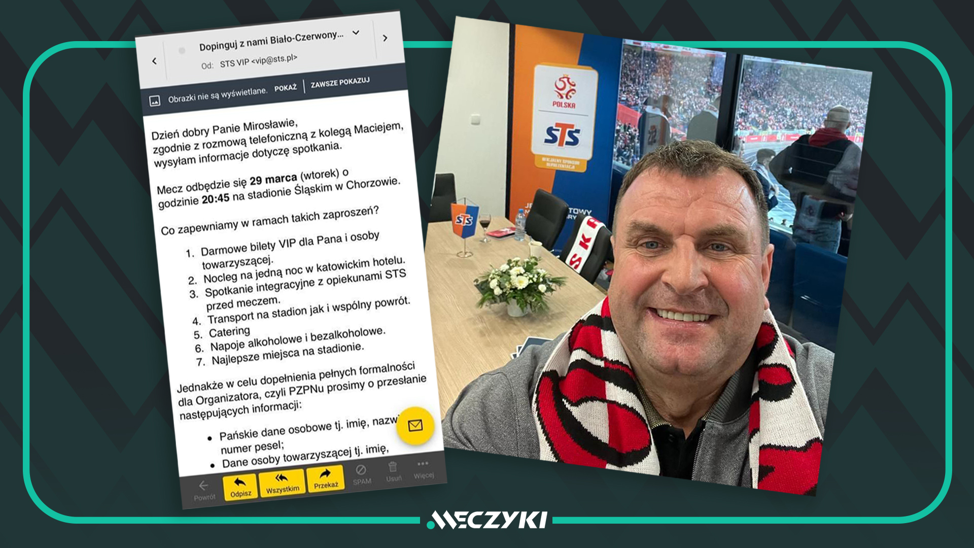 Sponsor kadry już raz zaprosił Stasiaka. Teraz się od niego odcina. "Wyszło niefortunnie" [AKTUALIZACJA]