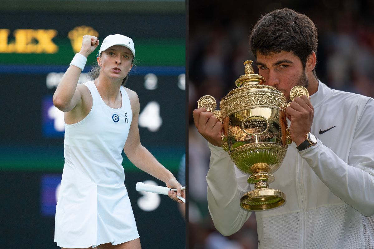 Iga Świątek zareagowała na triumf Carlosa Alcaraza. Polka odpowiedziała nowemu mistrzowi Wimbledonu