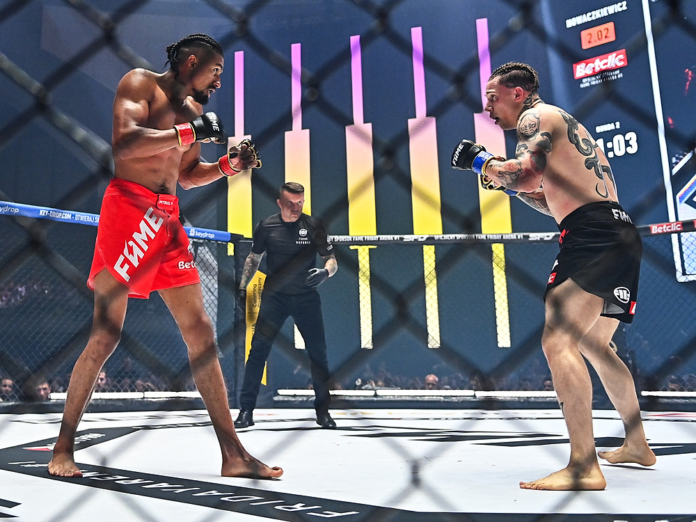 Niespodzianka na gali Fame MMA! Pierwsza porażka faworyta w jego karierze. Brutalne starcie 