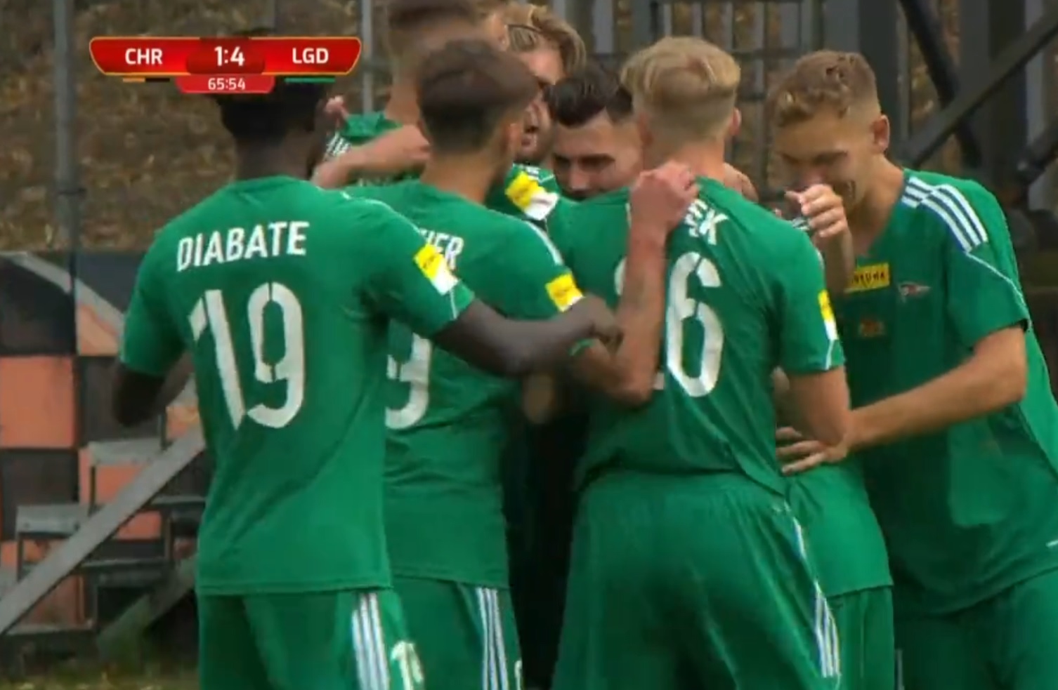 Luis Fernandez już błyszczy w Lechii! Hat-trick Hiszpana i okazałe zwycięstwo na przywitanie z 1 Ligą [WIDEO]