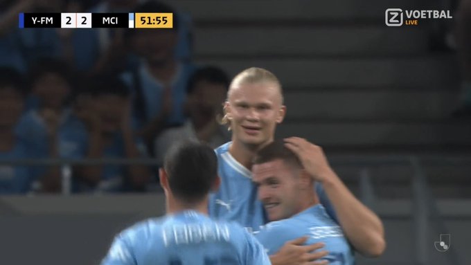 Erling Haaland już strzela w nowym sezonie. Osiem goli w emocjonującym sparingu Manchesteru City [WIDEO]
