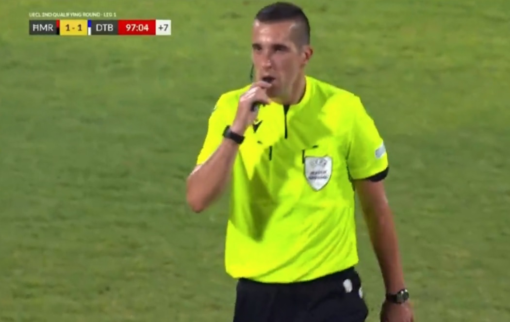 Sędzia już wziął gwizdek do ust, by zakończyć mecz w eliminacjach LKE. Wtedy padł decydujący gol [WIDEO]