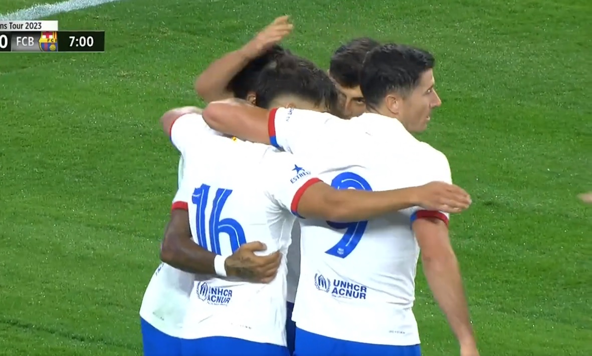 Lewandowski strzelił gola Arsenalowi! Nieudany sparing FC Barcelony, dała sobie wbić aż pięć bramek [WIDEO]