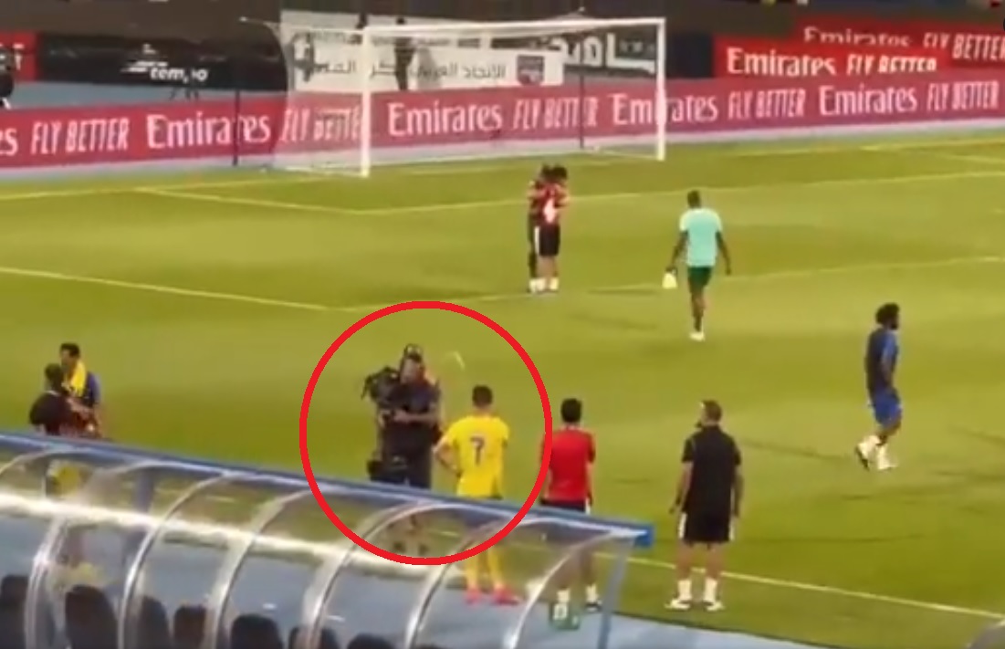 Skandaliczne zachowanie Cristiano Ronaldo. Puściły mu nerwy po remisie Al-Nassr [WIDEO]
