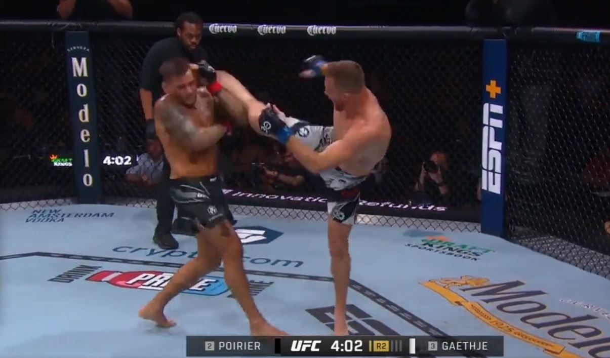 Spektakularny nokaut w walce wieczoru UFC 291! Poirier runął na ziemię [WIDEO]