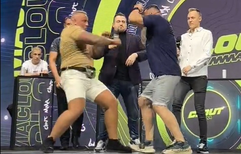 Denis Załęcki zawalczy z byłym zawodnikiem UFC. Awantura już na konferencji [WIDEO]