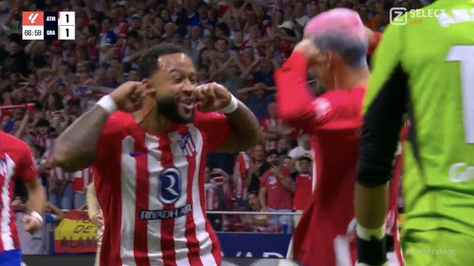 Przepiękna bramka Memphisa Depaya! Holender huknął z dystansu, Atletico zdobyło komplet punktów [WIDEO]