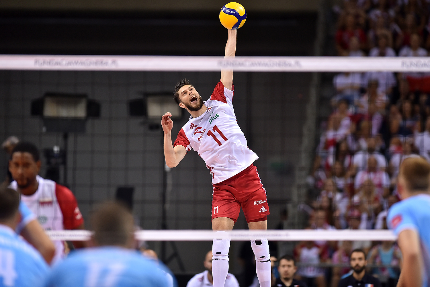 Rośnie forma polskich siatkarzy! Pewne zwycięstwo biało-czerwonych z mistrzami olimpijskimi [WIDEO]