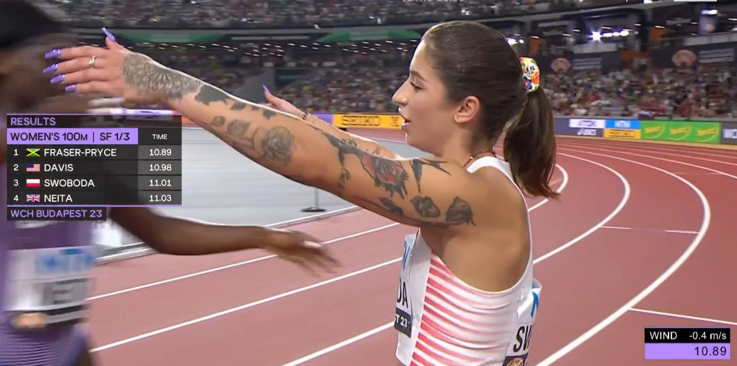 Najpierw gigantyczny pech, a później ogromna radość! Ewa Swoboda w finale, decydowało 0,001 sekundy! [WIDEO]