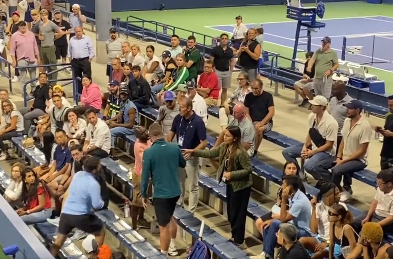 "To nie jest pier***na Serbia". Kibic wypalił do trenera. Skandal podczas kwalifikacji US Open 