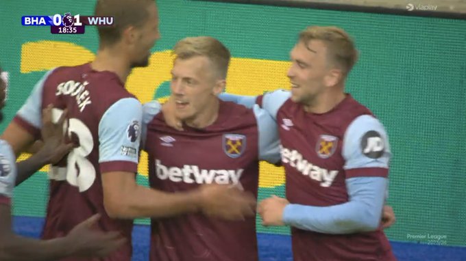 West Ham zatrzymał rozpędzone Brighton! "Młoty" zdeklasowały "Mewy" [WIDEO]
