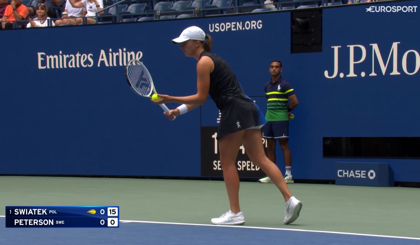 Piorunujący start Igi Świątek w US Open! Polka nie dała najmniejszych szans pierwszej rywalce [WIDEO]