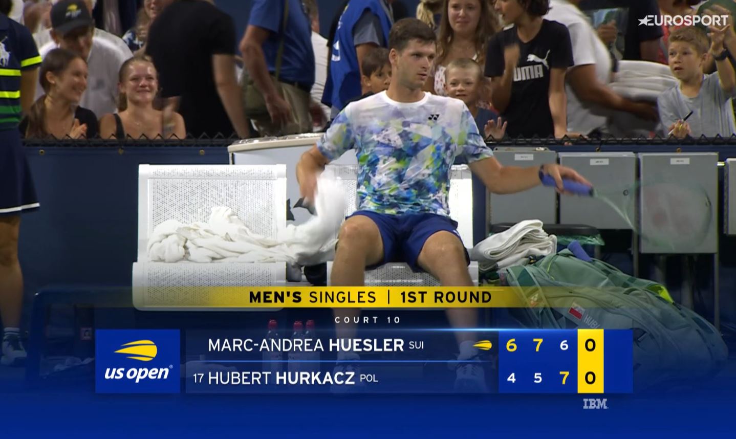 Wielki powrót Huberta Hurkacza w US Open! Był jedną nogą poza turniejem, ale wygrał w pięciu setach [WIDEO]