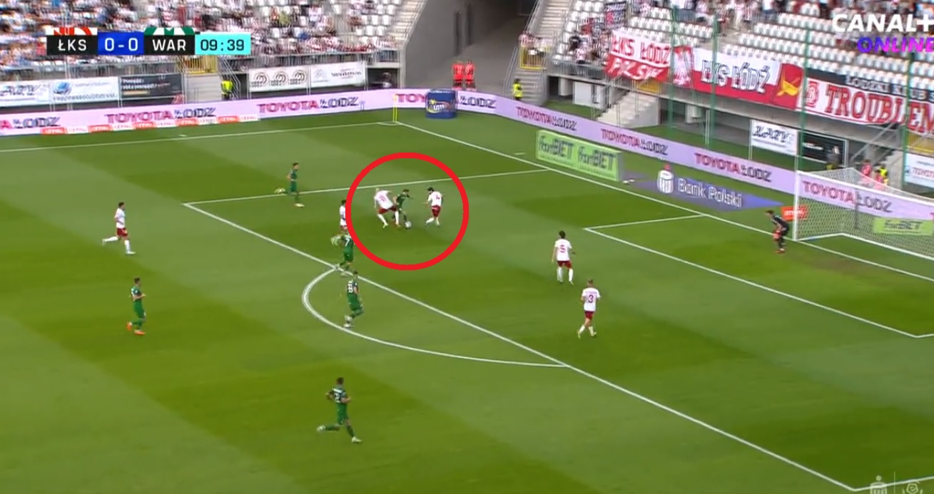 Piłkarz Warty zatańczył z obrońcami i strzelił gola! Piękny rajd w Ekstraklasie [WIDEO]