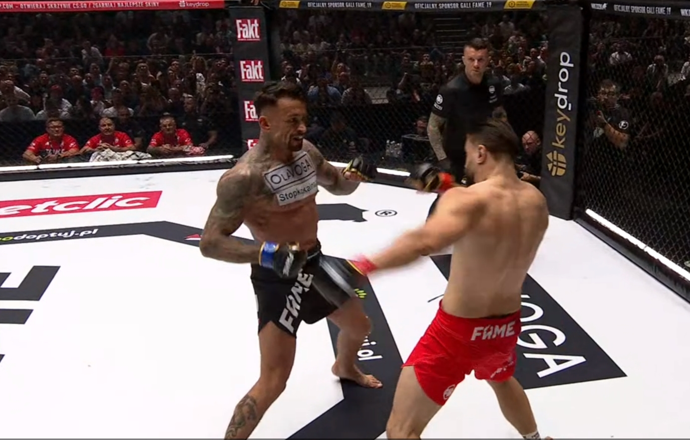 Poznaliśmy zwycięzcę walki wieczoru Fame MMA 19. Doszło do spięcia po zakończeniu pojedynku