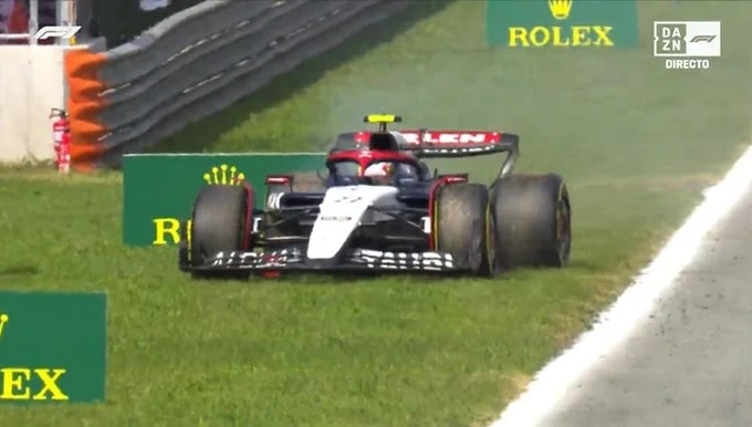 Ogromny pech kierowcy F1, wypadł jeszcze przed startem. Niecodzienna sytuacja [WIDEO]