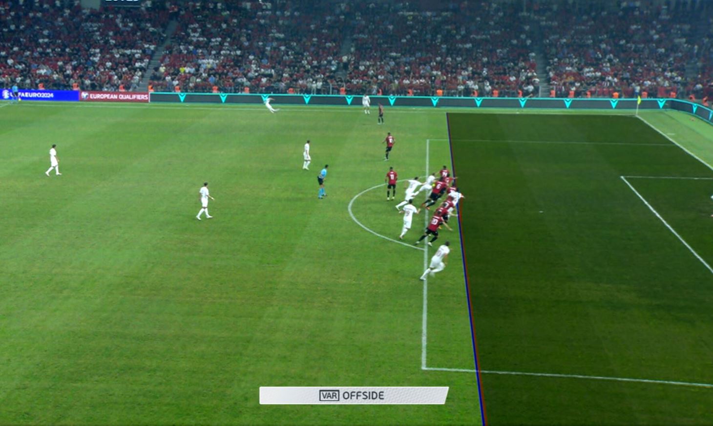 Duży pech Polaków w meczu z Albanią! Krótka chwila radości i anulowany gol biało-czerwonych [WIDEO]