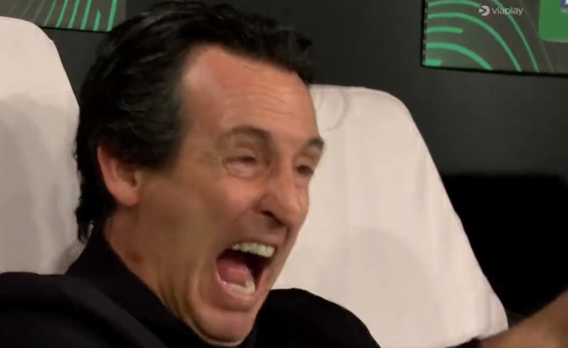Emery wpadł w szał na ławce rezerwowych. Trener Aston Villi nie wierzył w to, co widzi [WIDEO]