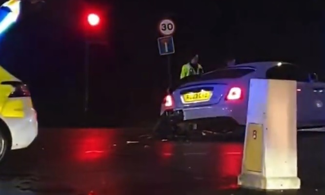 Marcus Rashford miał wypadek. Piłkarz Manchesteru United rozbił luksusowe auto [WIDEO]