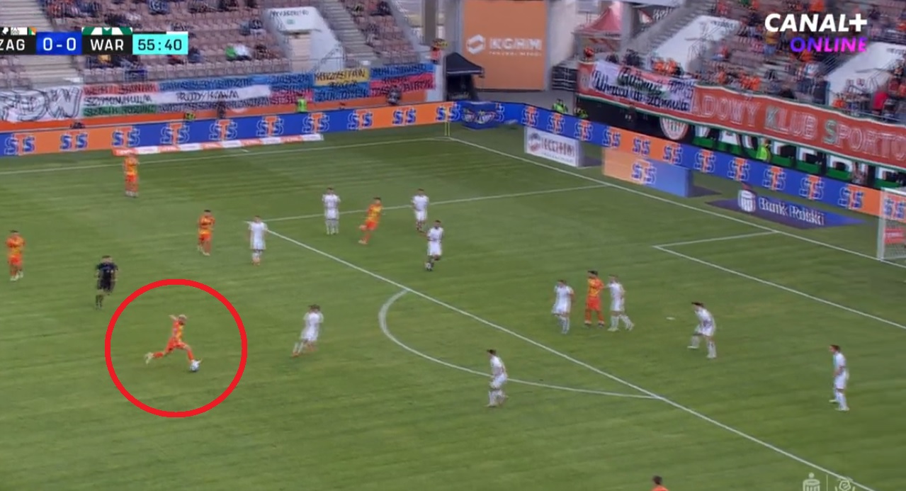Pomocnik Zagłębia odpalił petardę! Piękny gol na wagę zwycięstwa z Wartą [WIDEO]