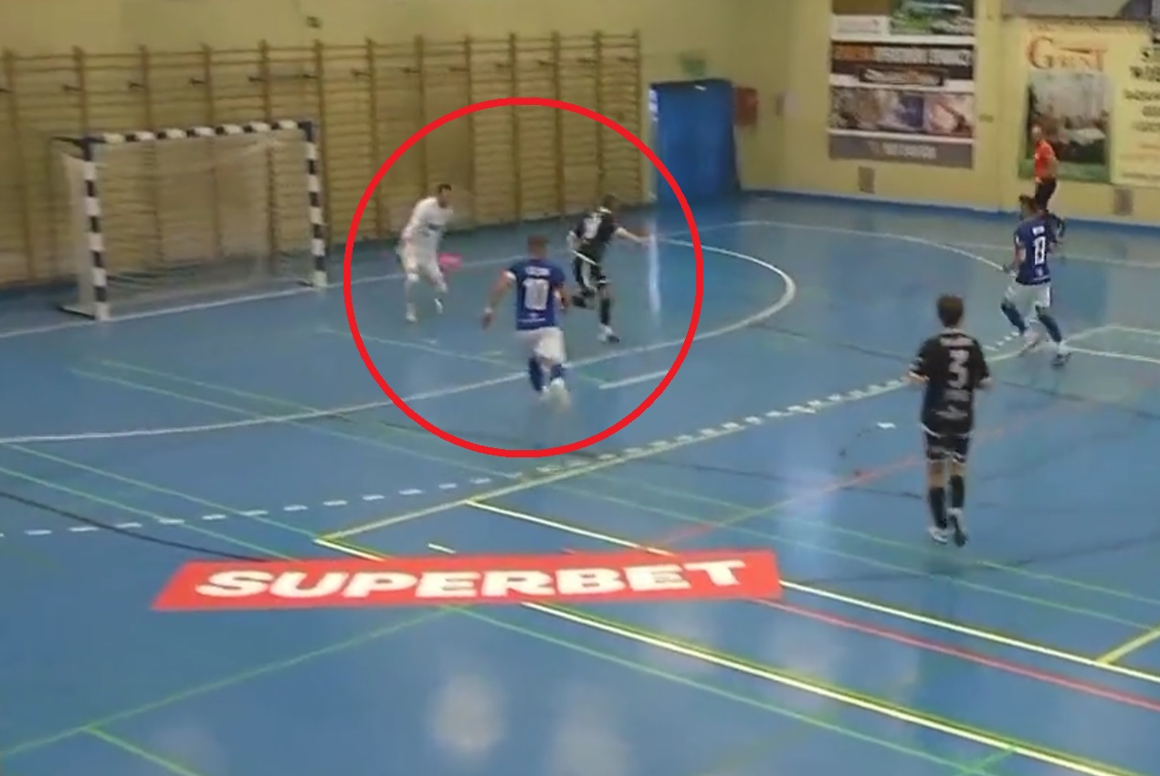 Były reprezentant Polski przypomniał o sobie w Futsal Ekstraklasie. Zdobył efektowną bramkę piętą [WIDEO]