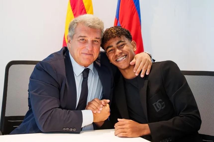 Lamine Yamal podpisał nowy kontrakt z FC Barceloną. Astronomiczna kwota odstępnego