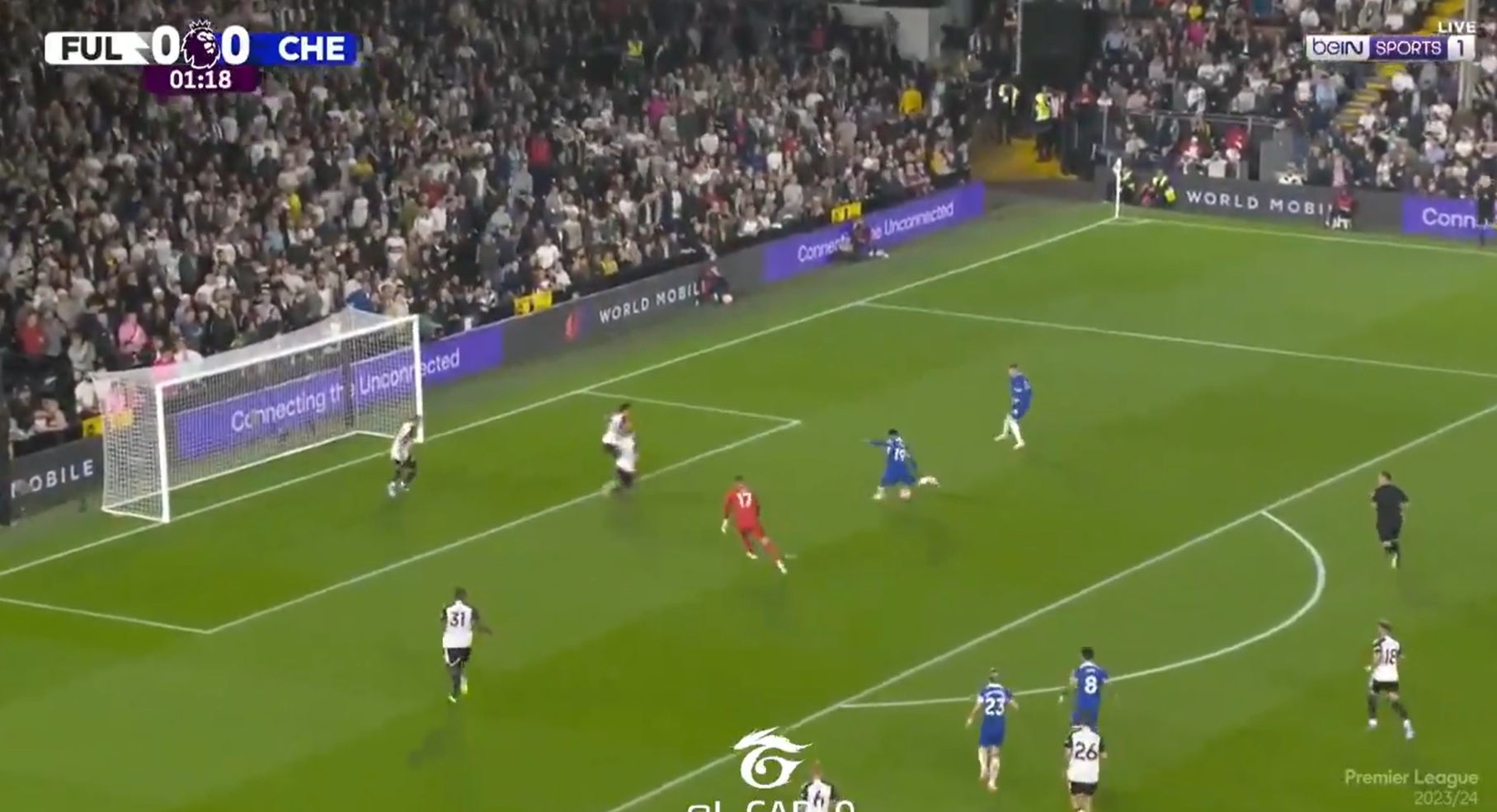 Niewiarygodne pudło piłkarza Chelsea! Nie trafił na praktycznie pustą bramkę [WIDEO]