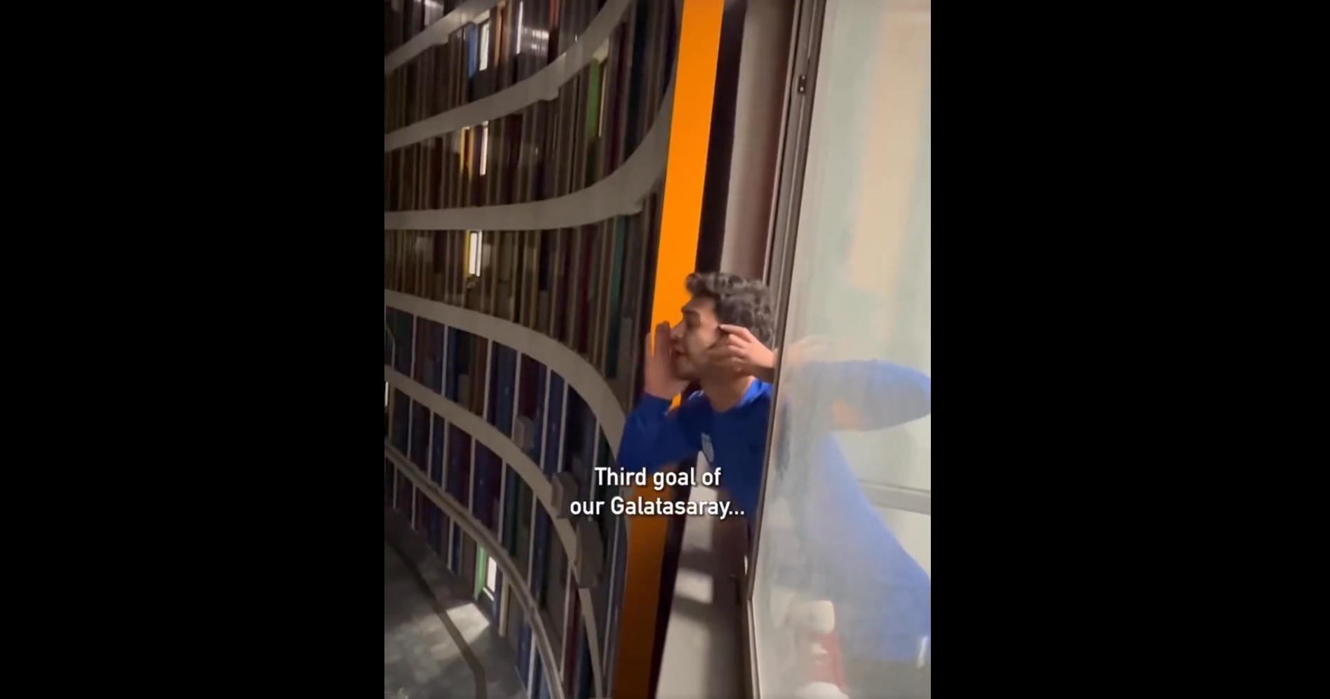 W taki sposób bramkę świętowali kibice Galatasaray. Niesamowita atmosfera na blokowisku [WIDEO]